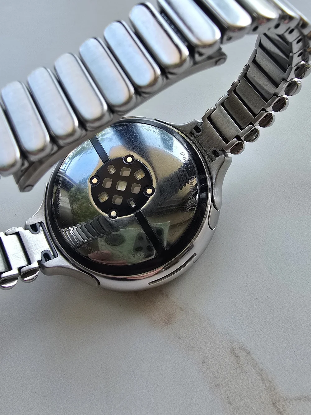 Google PIXEL 2 And Slim Metal Silver Band